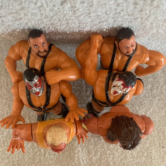 Vintage 90s WWF Ultimate Warrior Titan Sports Wrestling Action Figures Hasbro - Picture 9 of 11